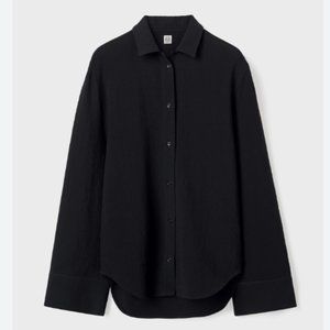 Toteme Wide Sleeve Crepe Blouse